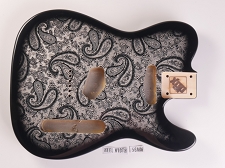 BLEM - XGP Premium White Poplar TE Body Black Paisley, Blackburst